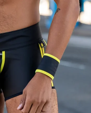 Mr S Leather FuckGear Wrist Wallet Yellow