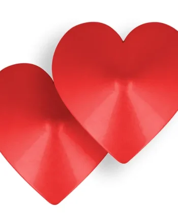 Ohmama Fetish Red Heart Shaped Nipple Covers