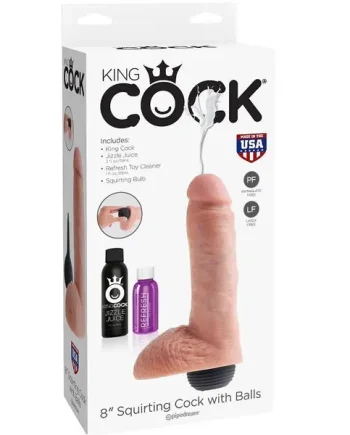 King Cock Squirter Realistic Ejaculating Dildo