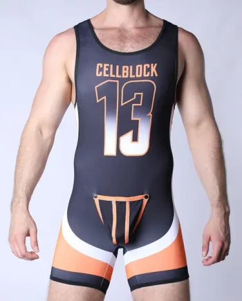 Cellblock 13 Chain Reaction Singlet Jock Orange