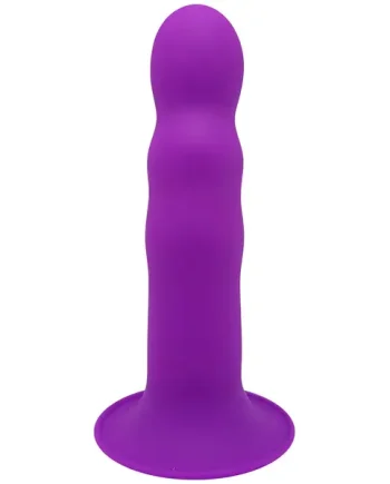 Adrien Lastic Cushioned Core Suction Cup Ribbed Silicone Dildo 7 Inch