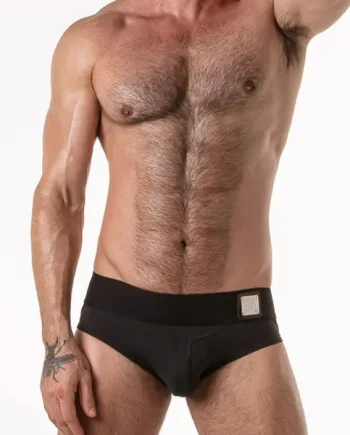 Locker Gear Wide Waistband Jock Brief Black
