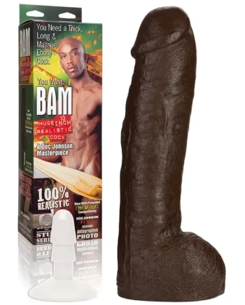 Doc Johnson Signature Cocks Bam Realistic Dildo 13 Inch