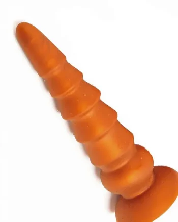 ELITE Liquid Silicone Ridge Rider 9.5 Inch Medium Gold