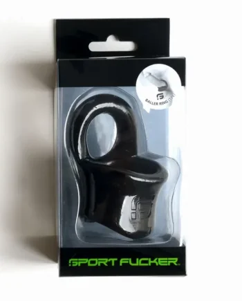Sport Fucker Baller Cock and Ball Ring Black