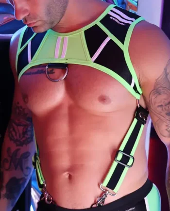 Breedwell Heatwave Body Harness Neon Green