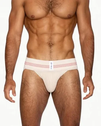 BIKE 1980's Vintage Jockstrap Vintage Cream