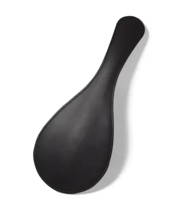 Coco de Mer Black Leather Round Paddle