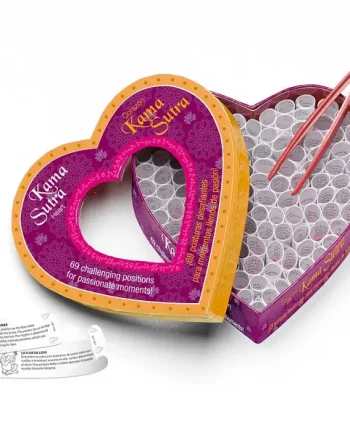 Tease & Please Kama Sutra Heart with 69 Posture Scrolls