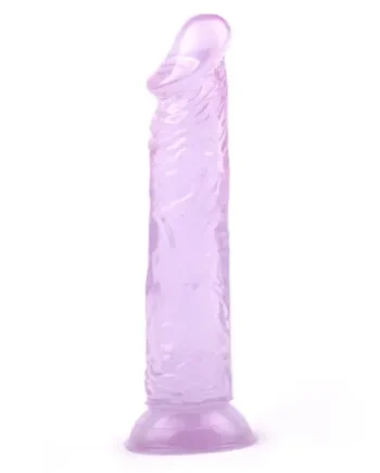 8.7” Clear Purple Realistic Dildo with Suction Cup BLQ-021Z