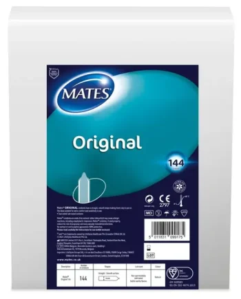 Mates Original Condoms BX144 Clinic Pack