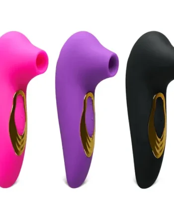 Black 5-Speed Rechargeable Sucking Massager XL089B