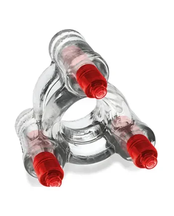 Oxballs Buzz SQUEEZE Vibrating Ballstretcher Clear