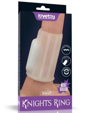 Vibrating Ridge Knights Ring (White) KR2