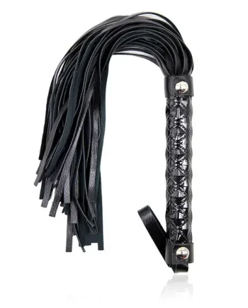 Ohmama Fetish Whip with Diamond-Patterned Handle