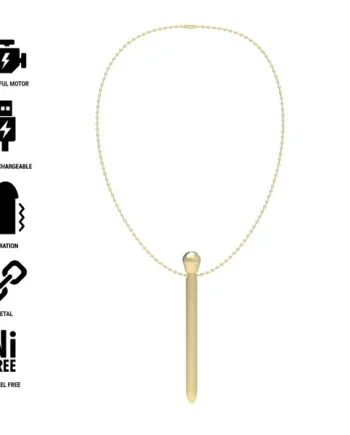 Ibiza Rechargeable Clitoral Stimulator Necklace 12 Modes