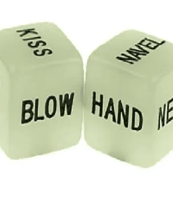 Glow in The Dark Love Dice 2pc Set DP1078