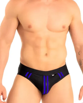 Dale Mas Biker + Kinky Jock Brief Black Blue