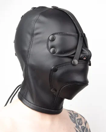 FETTERS Leather Muzzle Hood