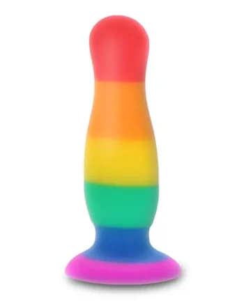 Pride Fun Stuffer Silicone Butt Plug (Medium)