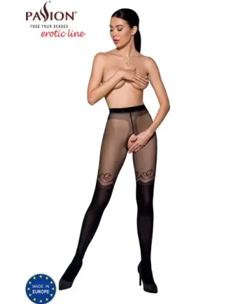 Passion Tiopen 012 Crotchless Tights 20/40 Denier