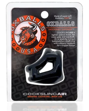 Oxballs - Cocksling Air The Original 3 Ring Cock and Ball Sling |  Black