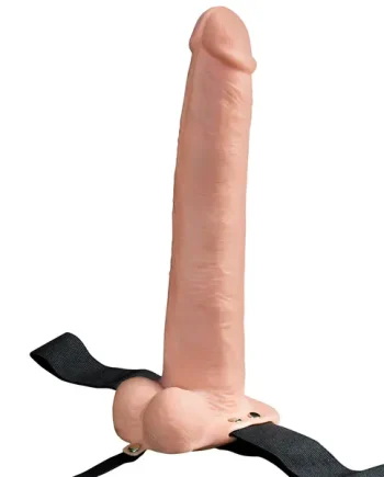 Pipedream Fetish Fantasy Series 11 Inch Hollow Rechargeable Strap On Light