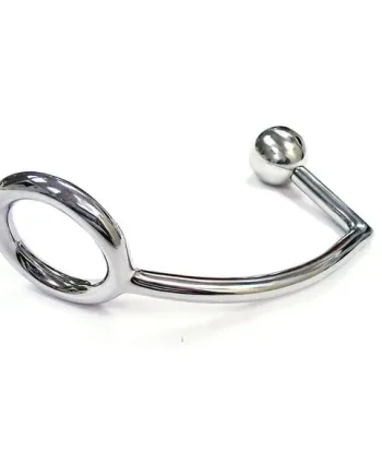 Stainless Steel Cock Ring with 30mm Screw-off Anal Ball | Ball interchangeable