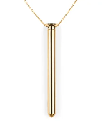 Crave Vesper 2 Vibrator Necklace 24k Gold Plated