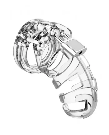 Man Cage 02 Male 3.5 Inch Clear Chastity Cage
