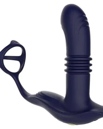 Command Cock and Ball Sling with Thrusting Butt Plug