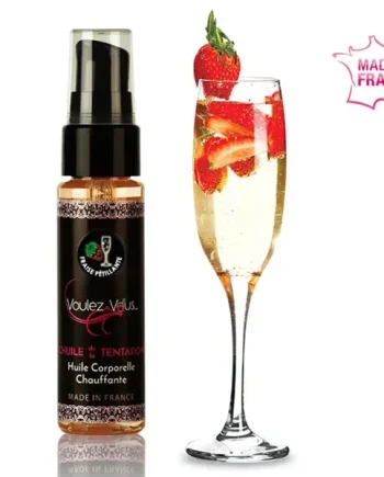 Voulez-Vous Warming Body Oil, Cava & Strawberries 35 ml