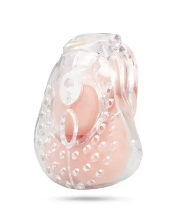 Blue Line Full Coverage Cock & Balls Locked Chastity Cage