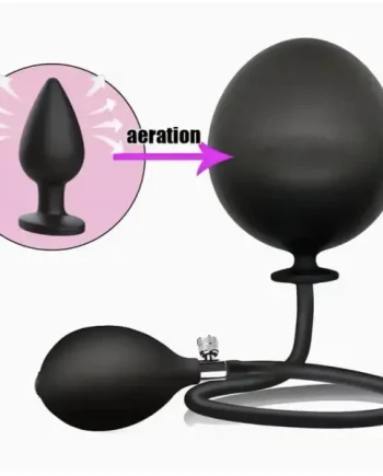 Inflatable Anal Butt Plug Ass Dilator Prostate Massager APV1