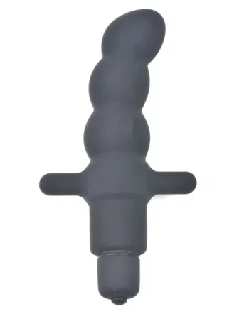 Super Deal Black Silicone Vibrator II XL034