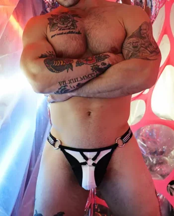 Breedwell Gagged Thong White