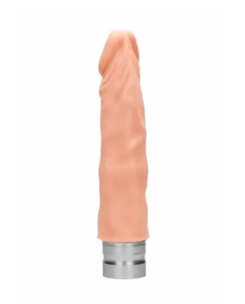Reduced To Clear - Real Rock - Realistic 10 Speed Vibrating Dildo | Flesh 7 inches