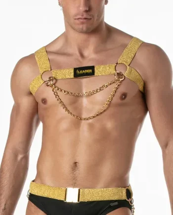 Leader Party Harness Black Gold