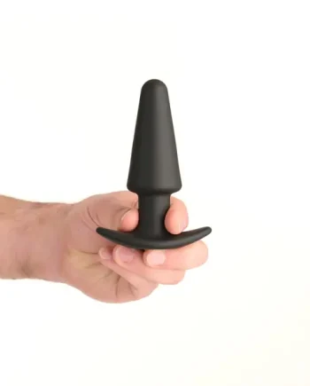 Prowler RED - Tapered Rechargeable Butt Plug with Remote | 5 inches