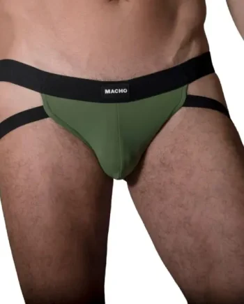 Macho MX22 Open-Back Lycra Jockstrap with Rear Straps