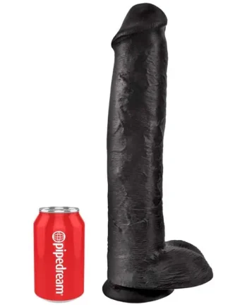 Pipedream King Cock 15 Inch with Balls Black