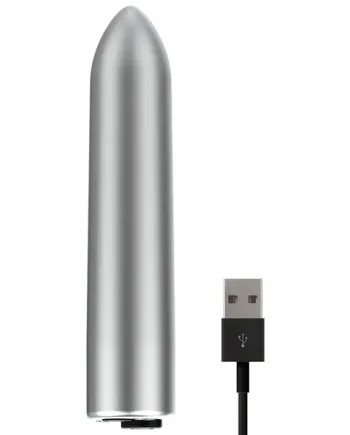 Ohmama - Vibrating Bullet 10 Vibration Modes Silver