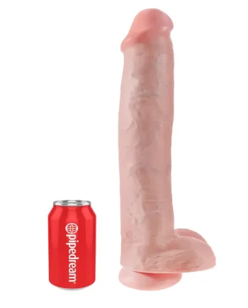 Pipedream King Cock 15 Inch Dildo with Balls Flesh