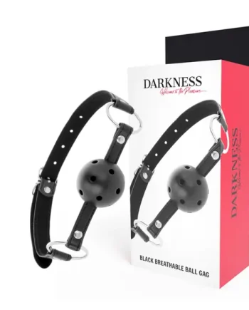 Darkness Breathable Ball Gag with Adjustable Leather Straps