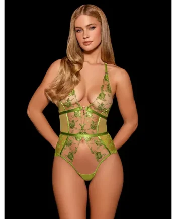 Whitney Chartreuse Bodysuit