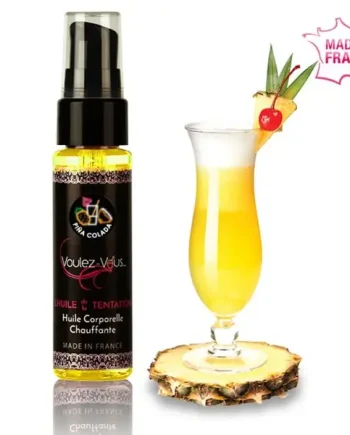 Voulez-Vous Kissable Warming Body Oil, Pina Colada 35 ml