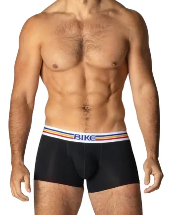 BIKE Stretch Cotton Boxer Black