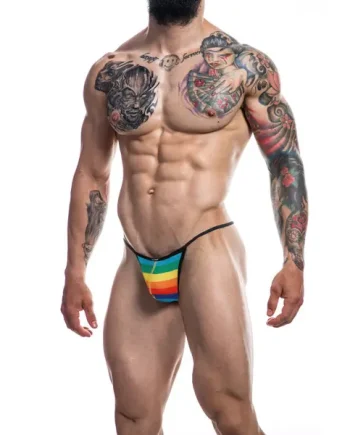 Cut4Men G-String Provocative Rainbow Men's Thong