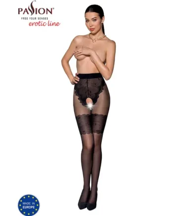 Passion Tiopen 013 Crotchless Tights 20/40 Denier