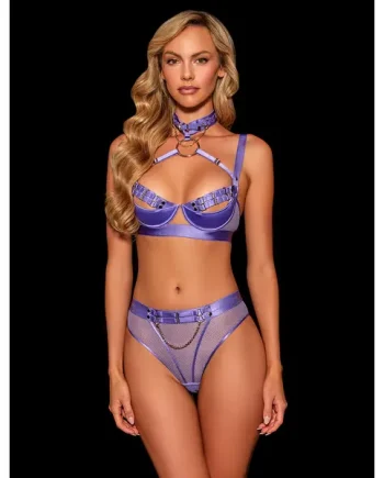 Jasmin Wisteria Bra & Bottom Lingerie Set